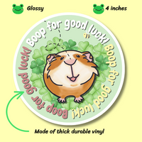 Thumbnail for Boop for Good Luck! Glossy Vinyl Sticker