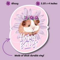 Thumbnail for Home Body Flower Crown Glossy Vinyl Sticker